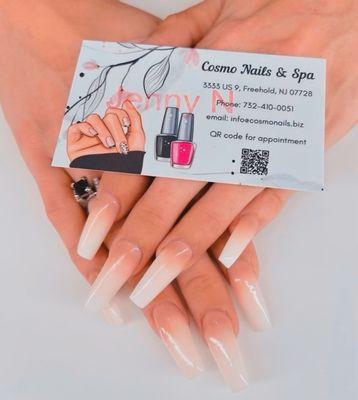 New name and number!! "Extreme Nails" is now "Cosmo Nails & Spa" and the new phone number is 732-410-0061.