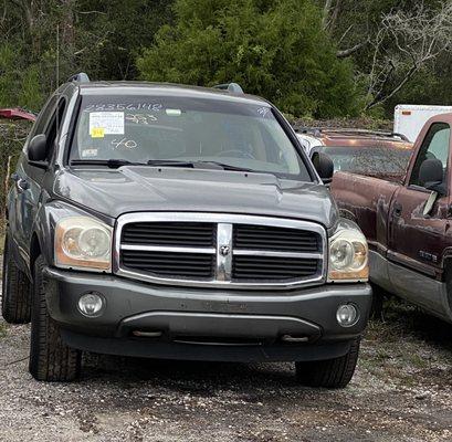 Many vehicles coming in for parts daily