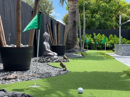 Landscaping - Artificial Grass - Putting Green