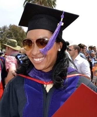 Graduation from Loyola Law School in Los Angeles.