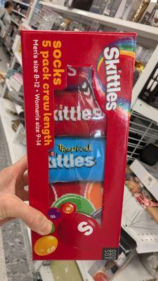 Skittles Socks Gift Box