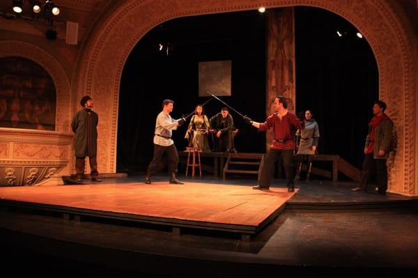 The final fight from Hamlet, 2009