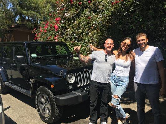 Carolina's brand new jeep before the build At delivery    AKA Lucy from TV series Animal kingdom)