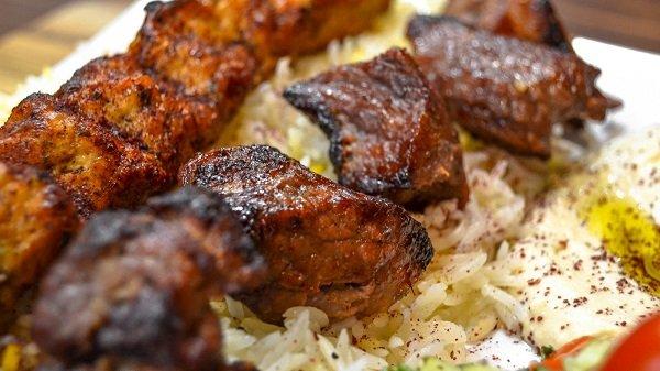 Chicken & Lamb Tikka Kebob Combo