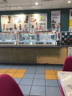 Ice cream counter