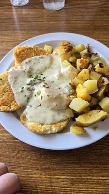 Biscuits and gravy.