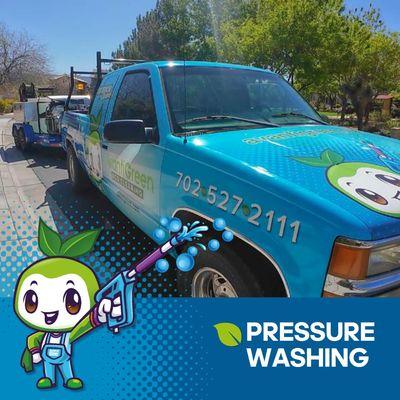 Pressure washing service