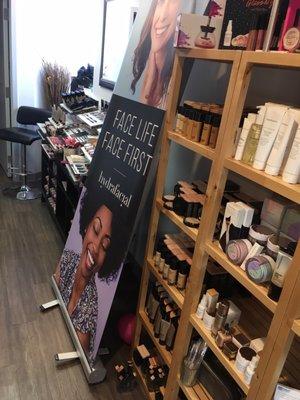 Amazing selection of Bare Minerals and other high end cosmetics