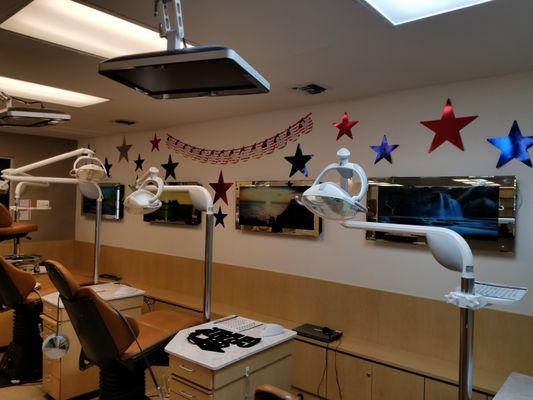 4th of July theme in Ortho bay