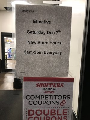 New Hours