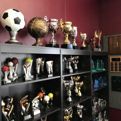 Rex Trophies has plenty of options for just about every sport and corporate event.