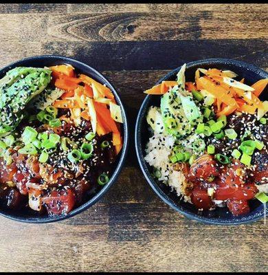 Tuna Poke Bowls