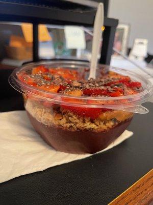 Custom açaí bowl