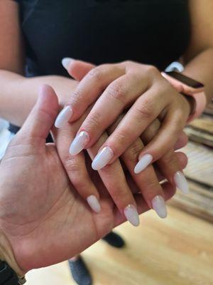 I got a wonderfull acrylic manicure! Def Bloom Doral nail salon is a gem in Doral.