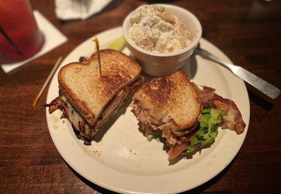 Smoked Turkey Club w/ Potato Salad