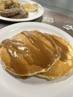 Pancakes with Homestyle Syrup