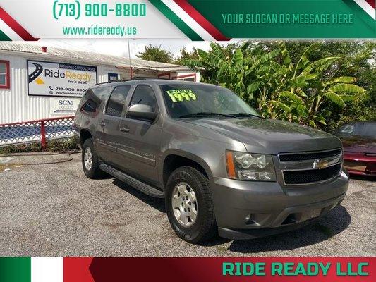 2007 Chevy Suburban. $1600 down payment