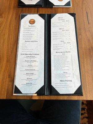 Drink Menu