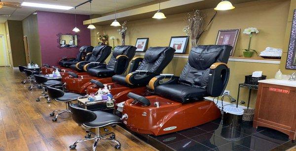 Pink Nails Salon - Our Spa Pedicure Chairs