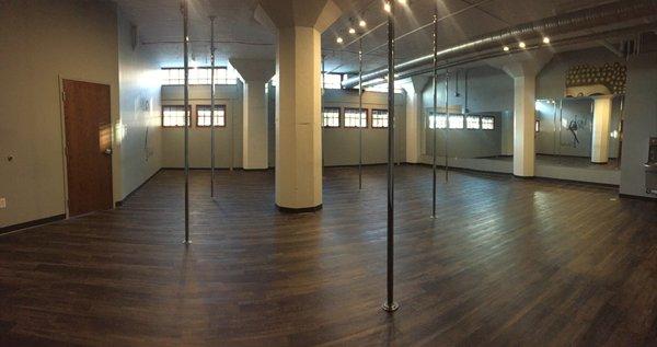 Panoramic shot of the Main Studio.