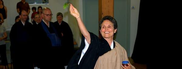 Brooklyn Zen Center's guiding teacher, Teah Strozer.