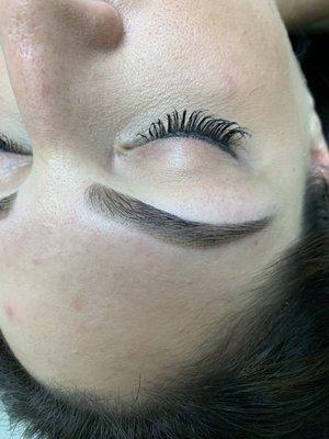 Brow Design with Henna