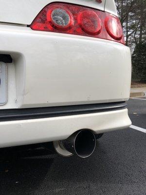 New HKS Hi Power exhaust installed