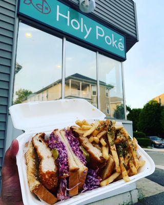 Crispy Chicken Sandwich & Tsunami Fries