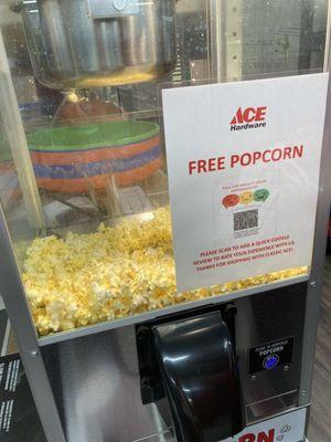 Bring the kids and grab some free popcorn