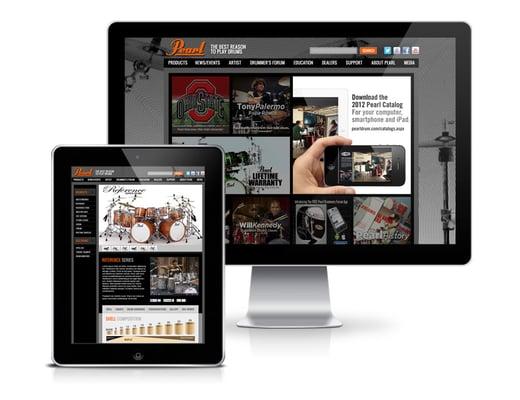 Websites and Systems for Pearl Drums North America