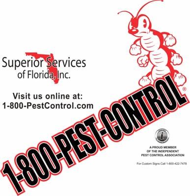 1-800-Pest-Control Pest Control Services for Marion, Lake, Sumter, Levy, Citrus, Alachua and Volusia counties.