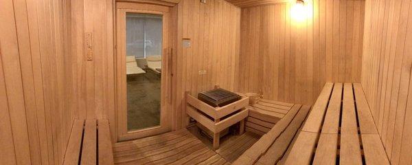 Very spacious Aspen Cedar Sauna