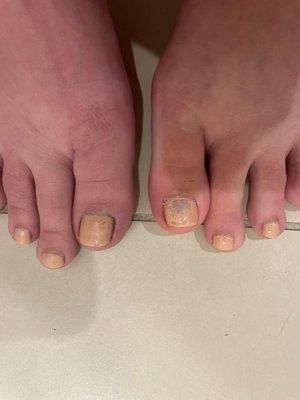 Nice! A pedicure I paid $60 for!