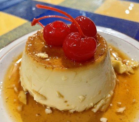 Thick delicious flan