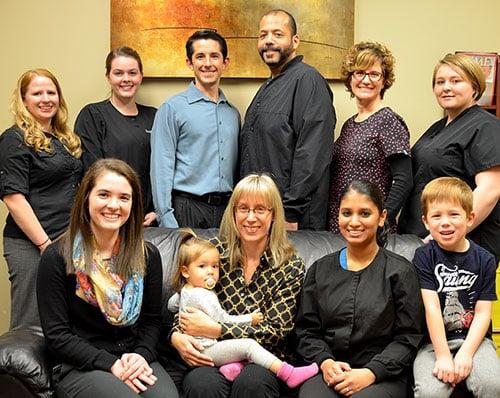 Our Team (left to right, back to front): Carlie, Danielle, Dr. Forster, Beau, Tracey, Amber, Kayla, Lily, Jen, Asha and Nick