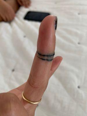 Finger tattoo