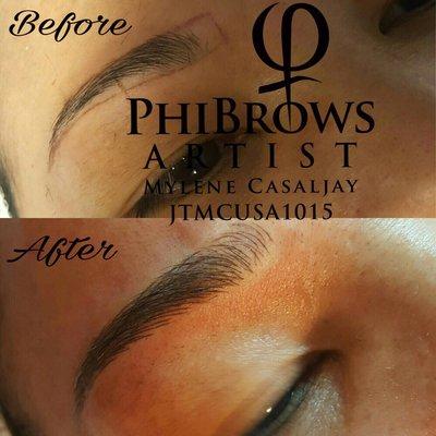 Microblading text 916 801 9850