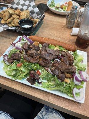 Steak salad