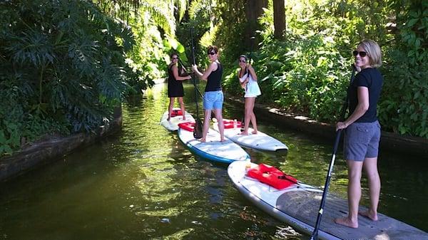 SUP tour in venetian canals of Winter Park