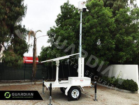 Guardian Integrated Security's Guardian3™ on site Remote Guarding a Property in Southern California.