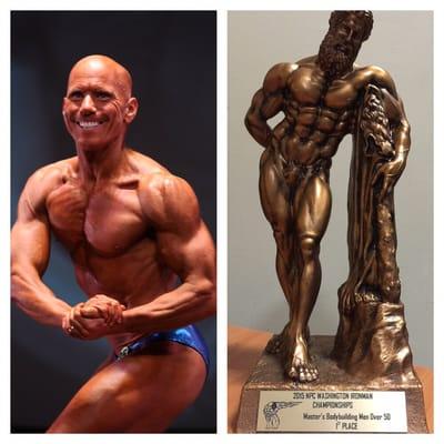 Congratulations to our client, John Clynch!! He won 1st place in the Ironman Natural Bodybuilding Competition, men over 50 division.