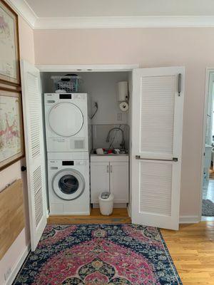 Laundry closet