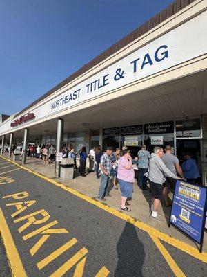 plate rally at south scranton office