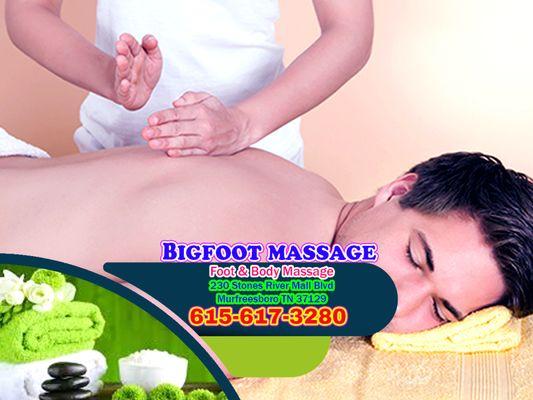 Bigfoot Massage. Swedish Massage.