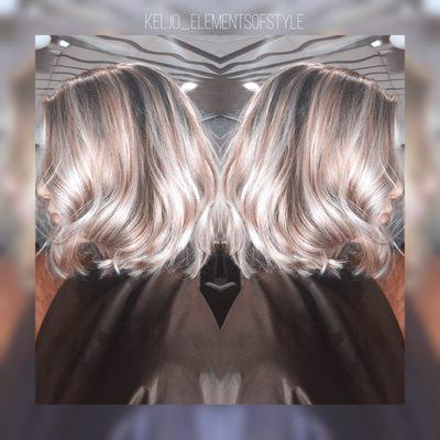 Balayage, baby lights and shadow root. Hair done by Kelly Jo