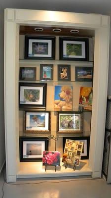 We sell original art primarily, but we also have affordable artwork including prints, tiles and greeting cards