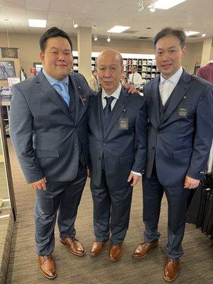 Fitting for suits.