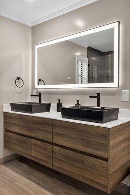 Sleek vanities that combine beauty and function