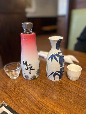 Plum wine and Hot Sake