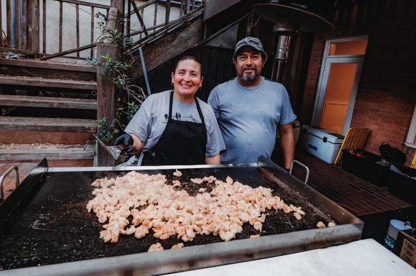 Our incredible catering team!